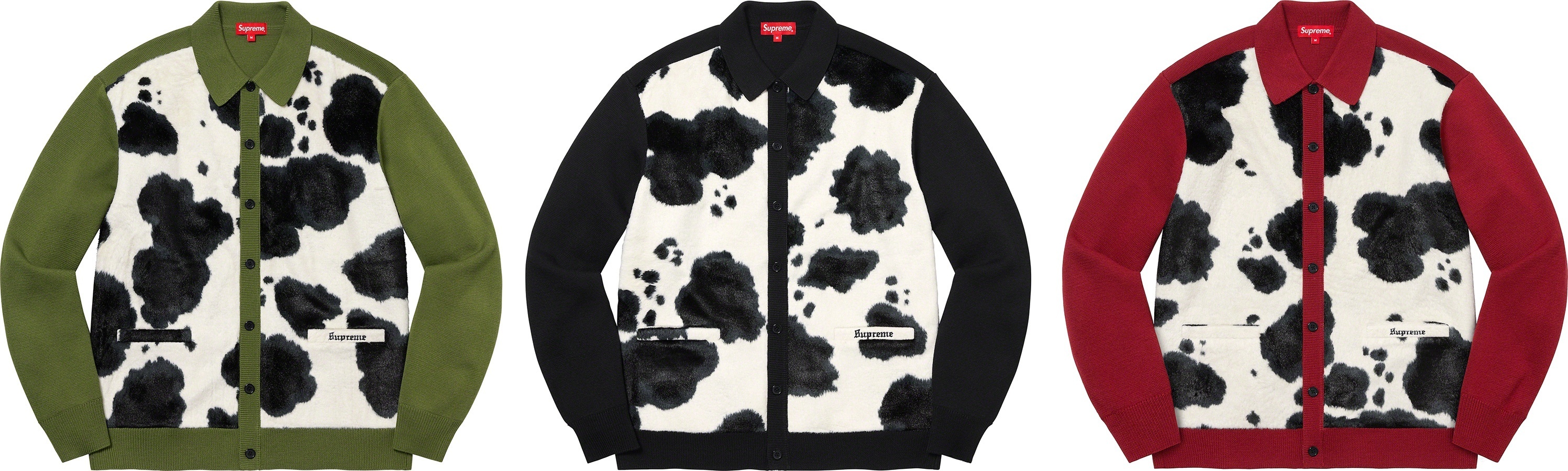 Cow Print Cardigan